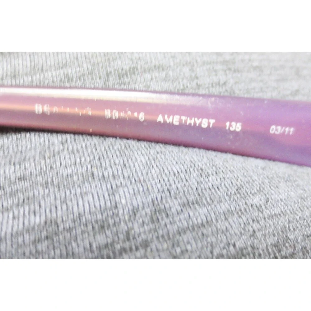 Bebe BB216 Amethyst Purple Oval Eyeglass Frames 52-17-135 Heart Logo